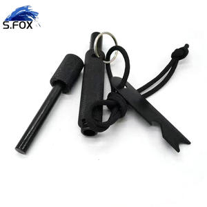 Kit de survie de qualité supérieure, sifflet de boussole, coque en aluminium remplaçable, démarreur de feu à tige de Ferro - Product Image 4