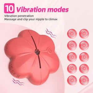10 Speed Nippel Klitoris Stimulation Brust clips Clamp Vibrator für Frauen Brust massage Bondage Erotik Paar Reife Sexspielzeug - Product Image 2