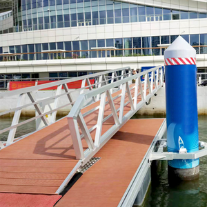Ferry Marina Boat usado muelle <span class=keywords><strong>flotante</strong></span> <span class=keywords><strong>estructura</strong></span> de aluminio pasarela <span class=keywords><strong>escalera</strong></span> en soldadura T6061 - Product Image 5