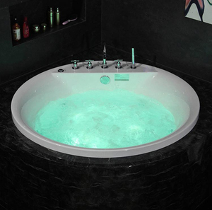 Eingebaute Spa-Rundbadewanne mit Dusche, Multijet-Einbau-Jakuzzi-Whirlpool-Badewanne 62733 - Product Image 6