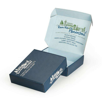 Caja de Cartón Corrugado Rosa con Logotipo Personalizado, Material Reciclado