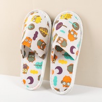 Chaussons jetables en coton et lin doux et écologiques pour enfants, équipement d'accueil pour hôtels et spas, vente en gros