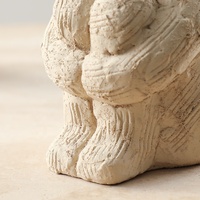 Sculpture en ciment de style wabi-sabi Accessoires décoratifs de table d'intérieur Statuette de décoration pour bureau ou table