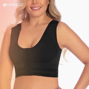<span class=keywords><strong>Sujetador</strong></span> <span class=keywords><strong>postoperatorio</strong></span> ajustable sin mangas de una pieza con forma de pecho de talla grande moldeador de pecho - Product Image 2