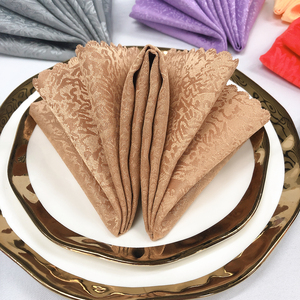 Serviette de table en damassé pour banquet de mariage pour restaurant - Product Image 3