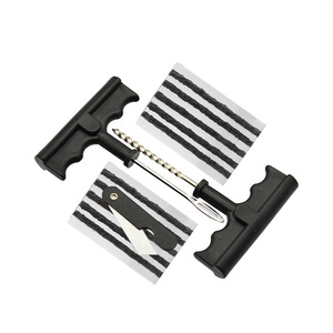 43pcs Heavy Duty Tubeless <strong>Tire</strong> <strong>Repair</strong> Tool with Bag Pressure Gauge <strong>Repair</strong> <strong>Patch</strong> <strong>Tire</strong> <strong>Repair</strong> Kit for Bicycle Motorcycle - Product Image 4