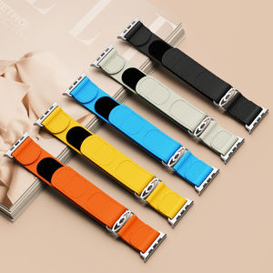 Eraysun <span class=keywords><strong>Bracelet</strong></span> de montre en nylon 42/44/45/49mm <span class=keywords><strong>Bracelet</strong></span> en tissu I Watch Series 8/9/10 Ultra 2 Sport doux et respirant pour Apple Watch Band - Product Image 2