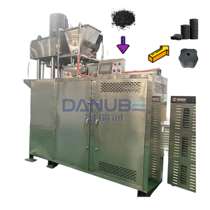 Máquina formadora de carbón de acero inoxidable de alta presión Solución higiénica y duradera Producción de cubos de barbacoa de tiza Shisha Premium - Product Image 1