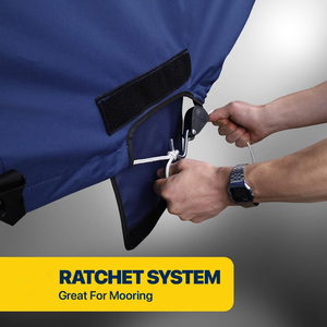 Coperture Impermeabili OBD per Gommoni, per Ormeggio e Rimorchio, per Imbarcazioni fino a 11ft 5in di Larghezza e 18'20' di Lunghezza, per Sostituzione/<span class=keywords><strong>Riparazione</strong></span> - Product Image 6