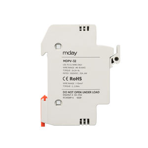 Mday MDPV-32 32a 10x38 मिमी कॉपर सौर pv सिस्टम फ्यूज बेस 1000 वी डीसी फ्यूज - Product Image 4