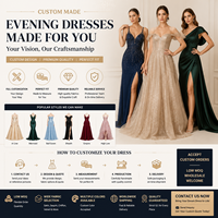 Robes de soirée sirène personnalisées en maille noire, robes élégantes de célébrités, robes de soirée pour femmes