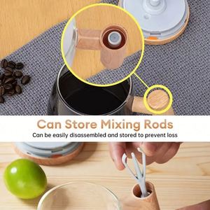 Taza Magnética de Vidrio con Autoagitación de 400 ml, Tapa, Portátil, Apta para Lavavajillas y Microondas, Ecológica, para Café, Leche, Jugo - Product Image 6