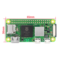 Raspberry Pi Zero 2W 1GHz Quad-core 64-bit Arm Cortex-A53 CPU 512MB SDRAM BT BLE&WiFi Pi 0 2 W with Pin Header Case Kit