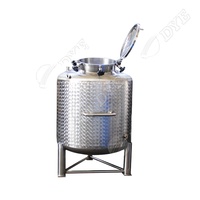 Cuve de mélange en acier inoxydable DYE avec agitateur, réservoir de stockage industriel, fabricant de cuves de mélange