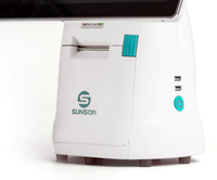 SUNSON-monitor de pantalla táctil dual, impresora térmica todo en uno, con caja registradora pos de 58/80mm