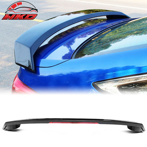 เหมาะสำหรับ HD Civic 11th Sedan 4DR 22-26 Modulo MD Style (ไฟไม่ใช้งานได้จริง ไม่ต้องใช้สายไฟ) สปอยเลอร์ท้ายรถสีดำเงา - Product Image 1