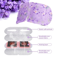 Masque pour les yeux de sommeil à la lavande jetable 12 pièces coussinet chauffant hydratant auto-chauffant pour les yeux pour un usage quotidien cadeaux d'affaires promotionnels