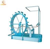 Bateau à pédales de loisirs, bateaux à pagaies en fibre de verre, jeux, équipement de parc d'attractions aquatiques