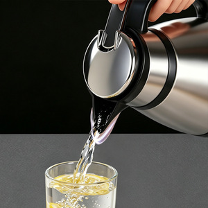 Jarra de Acero Inoxidable con Aislamiento al Vacío de 2L, Doble Capa, para Servicio de Bebidas - Product Image 2