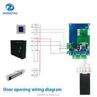 Lector de Tarjetas RFID Zhongyan Impermeable de Alto Rendimiento Sin Contacto de 125khz ID Wiegand 26/34 Bits para Sistema de Control de Acceso