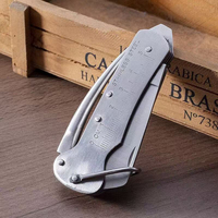 Couteau multifonctionnel HongRui pour l'extérieur, 4 en 1, couteau de pêche multifonctionnel, couteau de poche pour la randonnée, EDC, couteau de survie multi-outils