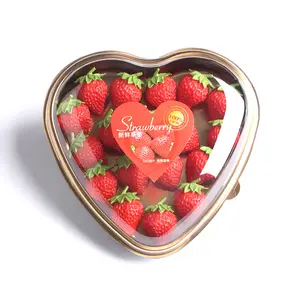 Valentines Day Gift Packaging Clear Containers Plastic Heart Shaped Boxes For Chocolate Flowers
