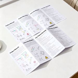 Manuel d'utilisation pliable personnalisé en PVC de haute qualité (feuille d'instructions) – Conception et marquage personnalisables - Product Image 5