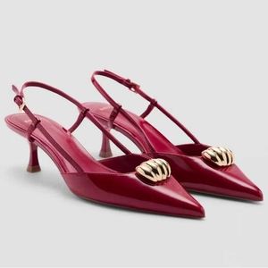 M*G1212 <span class=keywords><strong>Sandali</strong></span> con <span class=keywords><strong>Tacco</strong></span> da Donna 2026 Vendita Calda Scarpe Eleganti Personalizzate Marroni di Qualità <span class=keywords><strong>Sandali</strong></span> Estivi con <span class=keywords><strong>Tacco</strong></span> Medio all'Ingrosso - Product Image 2