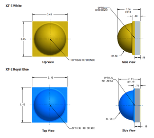 Xteawt xte Trắng XTEAWT-00-0000 SMD <span class=keywords><strong>LED</strong></span> chip x Đèn XT-E công suất cao ấm tự nhiên mát trắng Diode gốc x-đèn - Product Image 2