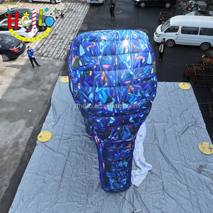 أحذية كعب عالي قابلة للنفخ باللون الأزرق العملاق للإعلانات - مبيعات ساخنة - Product Image 6