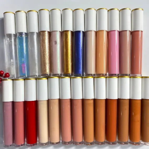 2021 New Arrival 25 Color Lip Gloss Waterproof Non Stick Cup Labial Glair Lipstick Decorating Beauty Care