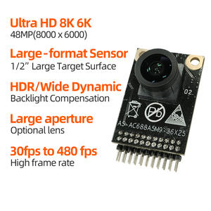 Precio de fábrica 48MP IMX586 Sensor 8K6K4K Mini Módulo de cámara con lente gran angular - Product Image 2
