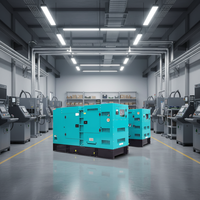 200 kVA Generator Tragbarer Einphasiger Diesel-Generator 200kW Geräuscharmer Typ Heimgenerator mit Wechselrichter