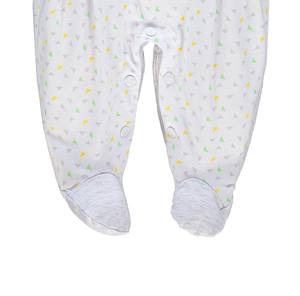 100% coton imprimé et brodé mignon unisexe Jersey bébé barboteuses marque de gros italienne pour l'exportation en vrac - Product Image 4