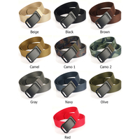 ALFA Ceinture tactique personnalisée pour hommes en nylon non extensible avec boucle automatique en alliage Style décontracté Logo Métal