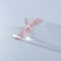 Sacs en plastique jetables OPP à haute brillance, faciles à décoller, 30 microns, auto-adhésifs, pour aliments, gâteaux, vêtements