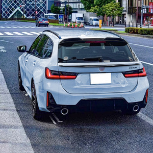 สปอยเลอร์หลัง BMW ซีรีส์ 3 G21 Wagon ปี 2019+ ลายคาร์บอนไฟเบอร์ วัสดุ ABS ปีกหลังคาท้ายรถ - Product Image 1
