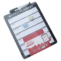 Petit tableau blanc effaçable à sec tableau blanc magnétique avec marqueur et aimants 11.5 "X 11.5" calendrier de planification hebdomadaire-tableau bureau à domicile