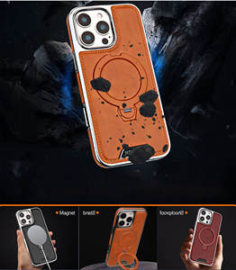 Étui de téléphone <span class=keywords><strong>en</strong></span> <span class=keywords><strong>cuir</strong></span> magnétique d'affaires <span class=keywords><strong>pour</strong></span> <span class=keywords><strong>iPhone</strong></span> 17 Air 16 <span class=keywords><strong>Pro</strong></span> <span class=keywords><strong>Max</strong></span> 15 Plus 14 13 <span class=keywords><strong>12</strong></span> 11 360 ° Rotation anneau support antichoc couverture - Product Image 4