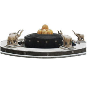 गर्म बिक्री अनुकूलित आकार होटल बाहरी पत्थर के बड़े हाथी पानी के फव्वारे बिक्री के लिए सुविधा - Product Image 1