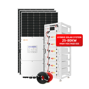 Hoàn thành trên tắt lưới <span class=keywords><strong>PV</strong></span> điện áp cao <span class=keywords><strong>30Kw</strong></span> 40kw 50kw 60kw 80kw 100kw năng lượng mặt trời biến tần pin năng lượng Hệ thống lưu trữ cho công nghiệp - Product Image 2