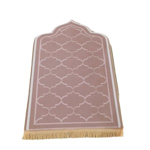 Jiuhua Tùy Chỉnh In Màu Rắn Dày Pha Lê Nhung Sàn Mat Cho Phòng Khách Cầu Nguyện Thảm Hiện Đại Phong Cách Đơn Giản - Product Image 6