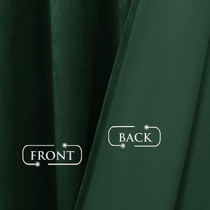 <span class=keywords><strong>Verde</strong></span> scuro Super morbido Vintage lusso <span class=keywords><strong>velluto</strong></span> pesante <span class=keywords><strong>tende</strong></span> in tessuto Holland oscuranti <span class=keywords><strong>tende</strong></span> della finestra per il soggiorno camera da letto - Product Image 4