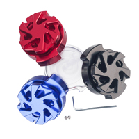 Pièces de modification de moto, cache décoratif supérieur de radiateur en aluminium CNC style Cyclone compatible avec Yamaha NMAX