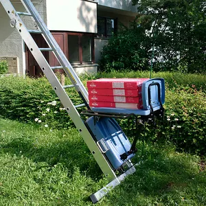 Escalera de aluminio elevador de panel solar escalera elevadora