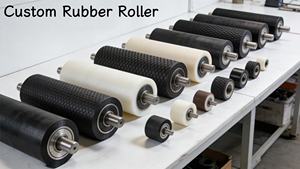 Rouleau de guidage professionnel sur mesure en polyuréthane, roue de convoyeur à axe en polyuréthane, roue en caoutchouc PU résistante à l'usure, roue en uréthane - Product Image 4