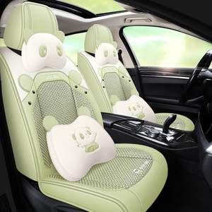 Housses de siège de voiture universelles <span class=keywords><strong>en</strong></span> <span class=keywords><strong>cuir</strong></span>, couvre-siège pour véhicule, housses de coussin, imperméables, pour voitures, SUV, berline, camion de ramassage, pour la plupart des voitures - Product Image 4