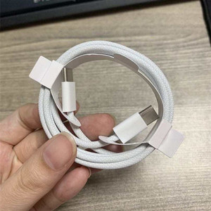 Câble Type-C vers C de 60W de qualité supérieure avec gaine en nylon tressé pour téléphone 15 Pro, ordinateur et lecteur de codes-barres, charge rapide, 1M, cuivre pur - Product Image 2