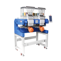 Nouvelle machine à broder à double tête ZHIYU de haute qualité professionnelle, 400*450 mm, pour usage domestique, motorisée automatique, 1000 tr/min