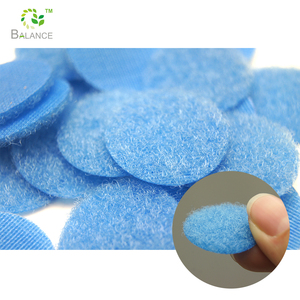 Adhésif résistant cercle boucle de crochet coloré découpé crochet et boucle points adhésifs - Product Image 4